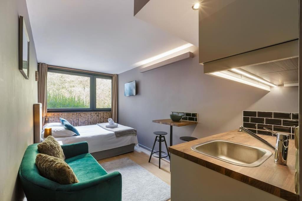 Fantastic Studio By The Lake With Mountain View Chamonix Luaran gambar